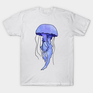 Jellyfish Watercolor Ilustration T-Shirt